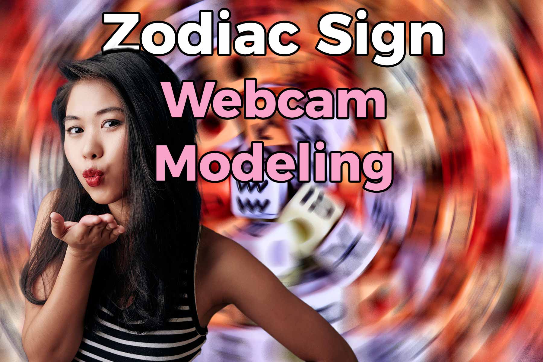 zodiac sign webcam modeling