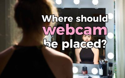 Where should webcam be placed